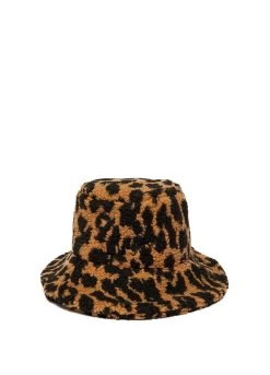 Teddyfell-Mütze Mit Animal-Muster