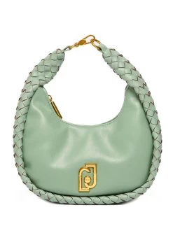 Geflochtene Schultertasche Mit Logo