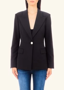 Blazer Aus Stretchgewebe