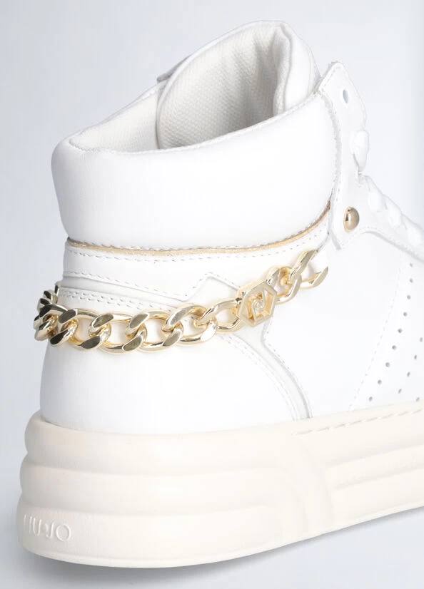 Basketball-Sneaker Aus Leder Mit Kette 8 Basketball-Sneaker Aus Leder Mit Kette – Bild 6