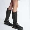 Hohe Schwarze Stiefel Mit Logo -Liujo 8059696510593 BF3053EX01422222 I AO N B 5 N