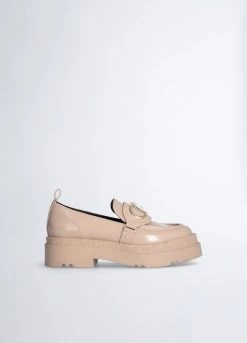 Plateau-Mokassin Mit Logo