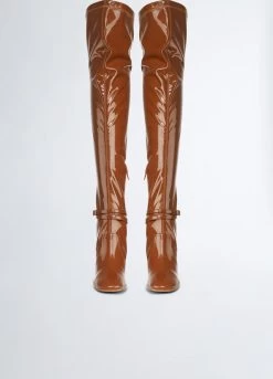 Hohe Overknee-Lackstiefel -Liujo 8059696546547 SF3047EX004S1800 S AZ N N 9 N