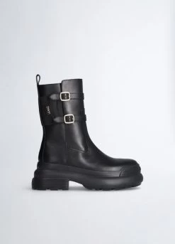 Combat-Boots Aus Leder