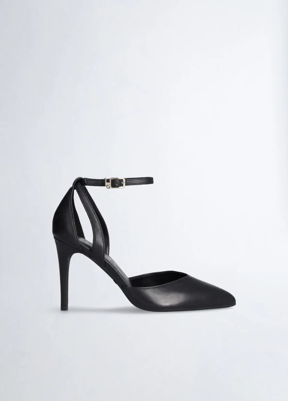 Zweiteiliger Leder-Pumps 3 Zweiteiliger Leder-Pumps