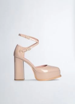 Pumps In Nude Mit Plateausohle